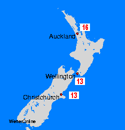 New Zealand 水温图